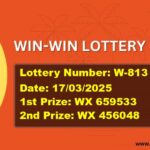 WIN-WIN LOTTERY RESULT | W-813 | 17/03/2025