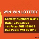 WIN-WIN LOTTERY RESULT | W-814 | 24/03/2025