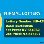 NIRMAL LOTTERY RESULT | NR-429 | 25/04/2025