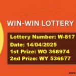 WIN-WIN LOTTERY RESULT | W-817 | 14/04/2025
