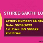 STHREE-SAKTHI LOTTERY RESULT | SS-487 | 30/09/2025