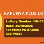 KARUNYA PLUS LOTTERY RESULT | KN-595 | 30/10/2025