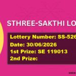 STHREE-SAKTHI LOTTERY RESULT | SS-526 | 30/06/2026