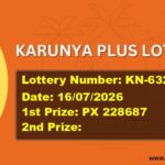 KARUNYA PLUS LOTTERY RESULT | KN-632 | 16/07/2026